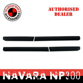 TRADIESCHOICE Matte Black Side Door Body Cladding for Nissan Navara NP300 2015-2019 - 4pcs Set | Stylish and Protective Enhancements